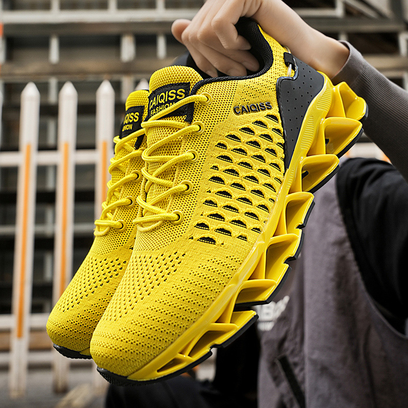 Shock Absorbing Gym Trainers - รองเท้าผ้าใบลำลองบุรุษ รองเท้าวิ่งแบบดูดซับแรงกระแทก น้ำหนักเบา ระบายอากาศได้ดี รองเท้ากีฬาสำหรับผู้ชาย 2026