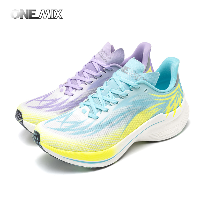 Carbon Plate Marathon Racing Shoes - ONEMIX 2026 ซัมเมอร์ เมช คาร์บอนเพลทรองเท้าวิ่งผู้ชายผู้หญิงเบาะรองรับแรงกระแทกแบบเบาไม่ลื่นรองเท้าผ้าใบสำหรับแข่งมาราธอน