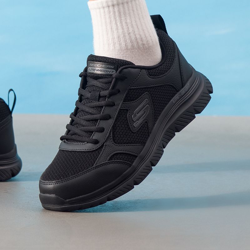Lightweight Road Running Shoes - รองเท้าผู้ชาย Skechers รุ่นดั้งเดิม ทรง Low-Top น้ำหนักเบา