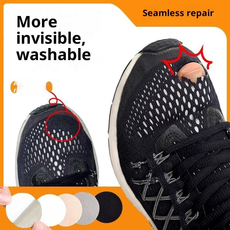 Sneakers - แผ่นปะซ่อมรองเท้าแบบไม่ต้องใช้กาว กันน้ำ ทนต่อการซัก สำหรับซ่อมรองเท้าตาข่าย รองเท้าวิ่ง และรองเท้าลำลอง