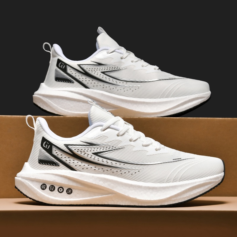 Breathable Mesh Athletic Shoes - รองเท้าวิ่งผู้หญิง, สไตล์ลำลองสำหรับกีฬาและสตรีท, รองเท้าผ้าใบสำหรับฤดูใบไม้ร่วงและฤดูหนาว, สีพื้น, ใช้ได้ทุกฤดูกาล, ทรงหุ้มข้อต่ำ,