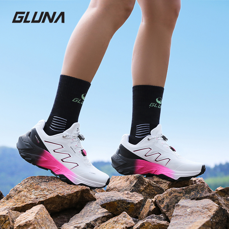 Anti Slip Trail Running Sneakers - GLUNA Kirin 5.0 Pro 89828 รองเท้าผ้าใบกันน้ำสำหรับทุกเพศ
