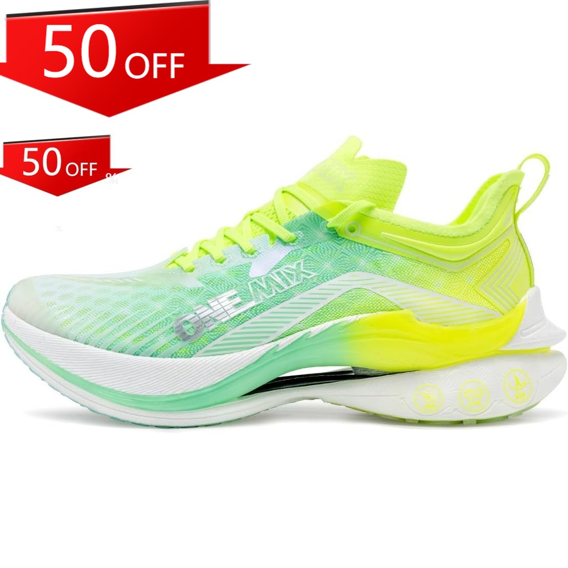 Carbon Plate Marathon Racing Shoes - ONEMIX T700 คาร์บอนเพลทรองเท้าวิ่งมาราธอนผู้ชายมืออาชีพรองเท้าสนีกเกอร์ลดแรงกระแทกแบบเบาพิเศษ