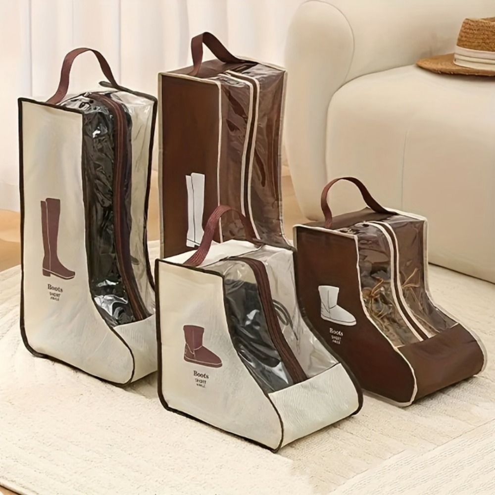 Boots - กระเป๋าเก็บรองเท้าบูทกันน้ำคุณภาพสูง ป้องกันความชื้น พับเก็บได้ สำหรับรองเท้าบูททรงสูง กระเป๋าจัดเก็บสำหรับเดินทาง ป้องกันรองเท้าเสียหาย