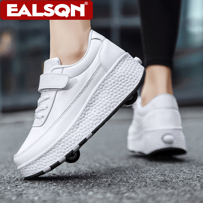 รองเท้าสเก็ตล้อคู่สำหรับเด็ก แ - Running Shoes บทวิจารณ์และราคา