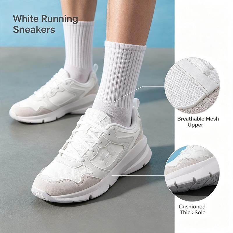 รองเท้าวิ่งผู้ชาย Under Armour - Air Cushion Jogger Shoes Men บทวิจารณ์และราคา