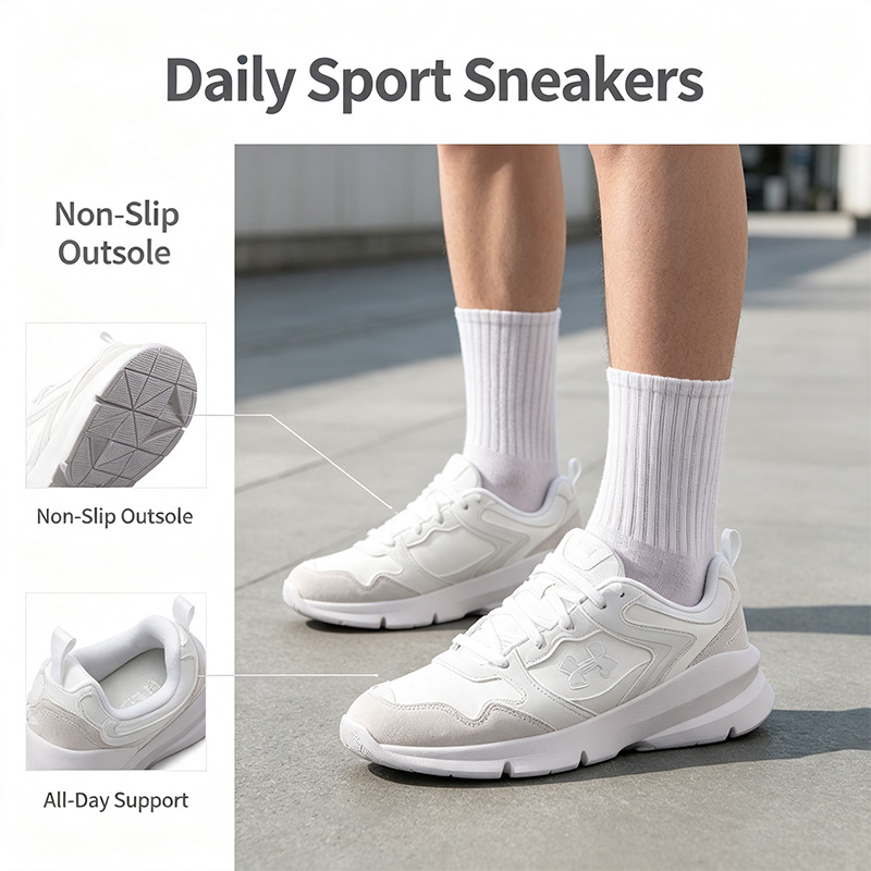 รองเท้าวิ่งผู้ชาย Under Armour - Air Cushion Jogger Shoes Men บทวิจารณ์และราคา