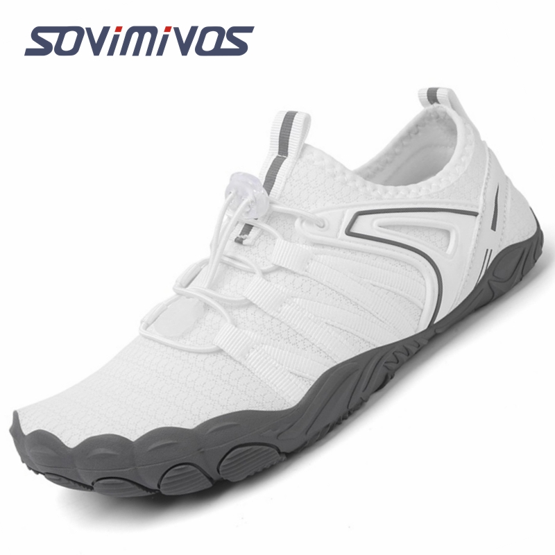 รองเท้าผู้ชายแบบไม่สวมถุงเท้า  - Wide Toe Box Running Sneakers บทวิจารณ์และราคา