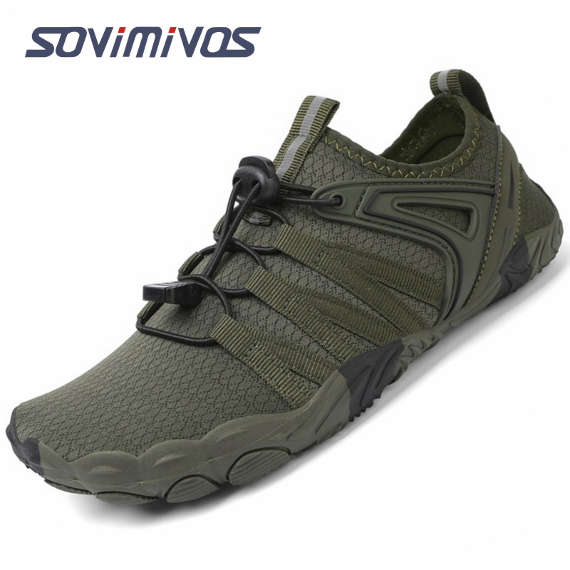 รองเท้าผู้ชายแบบไม่สวมถุงเท้า  - Wide Toe Box Running Sneakers บทวิจารณ์และราคา