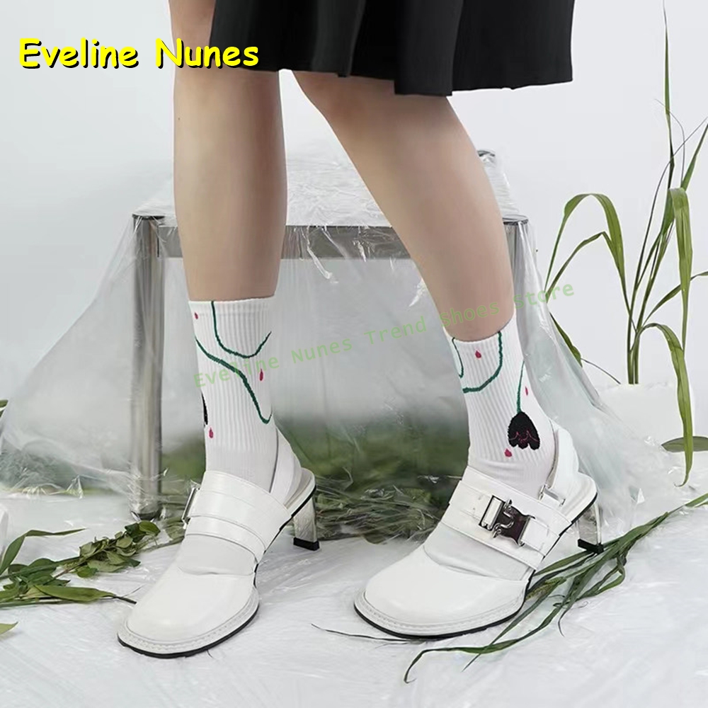 รองเท้าส้นสูงแบบสวมเปิดส้น สีด - Boots บทวิจารณ์และราคา