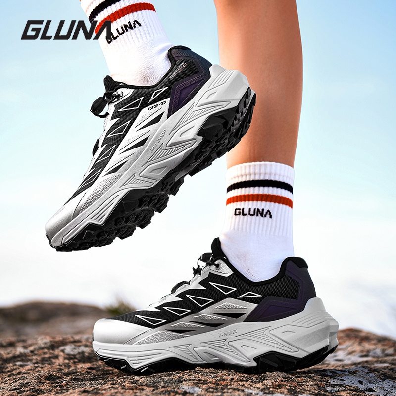 GLUNA รองเท้าวิ่งเทรลกันน้ำเต็ - Anti Slip Trail Running Sneakers บทวิจารณ์และราคา