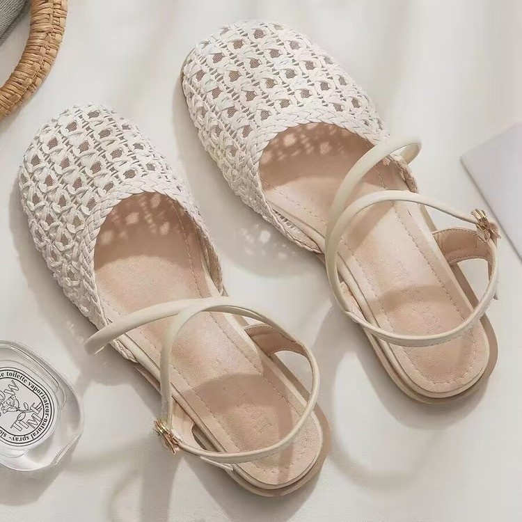 รองเท้าแตะแบบปิดสไตล์ฝรั่งเศสส - Sandals บทวิจารณ์และราคา