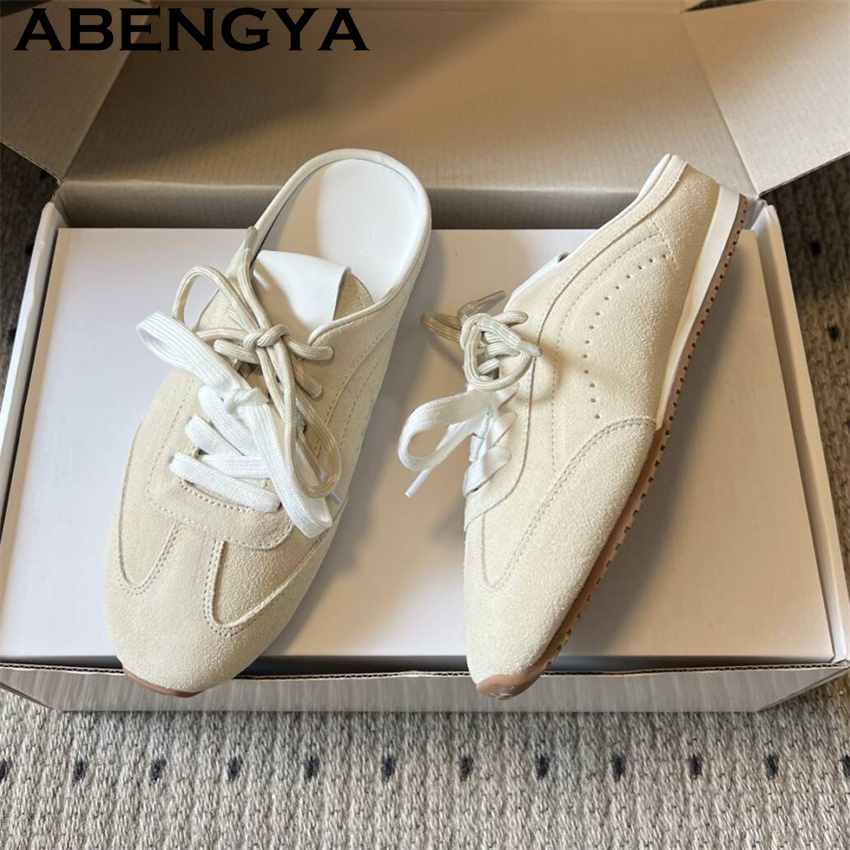 รองเท้าสลิปเปอร์แบบผูกเชือกสำห - Running Shoes บทวิจารณ์และราคา