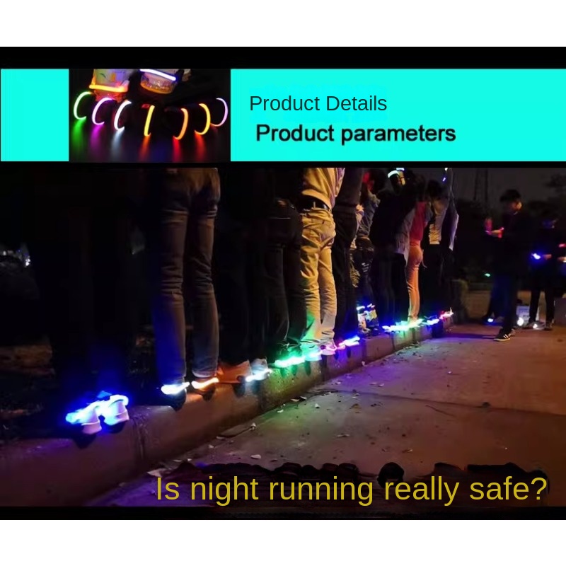 2024 รองเท้าส่องสว่างคลิปแสงกล - Reflective Night Running Shoes บทวิจารณ์และราคา