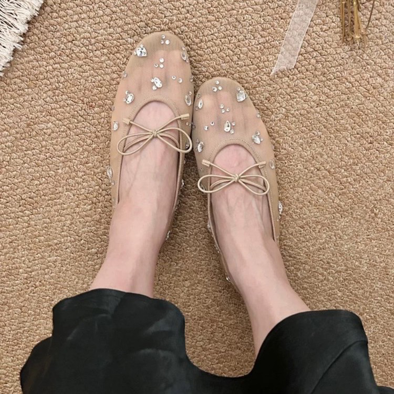 รองเท้าส้นเตี้ยแบบสวมประดับโบว - Boots บทวิจารณ์และราคา