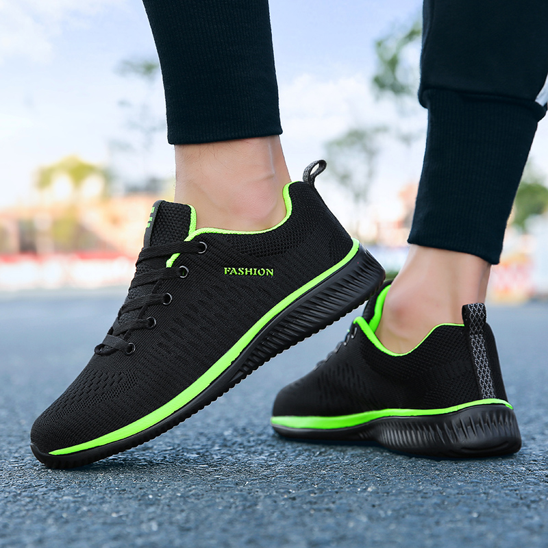 Maedef รองเท้ากีฬาสำหรับผู้ชาย - Knit Fabric Lace Up Sneakers บทวิจารณ์และราคา