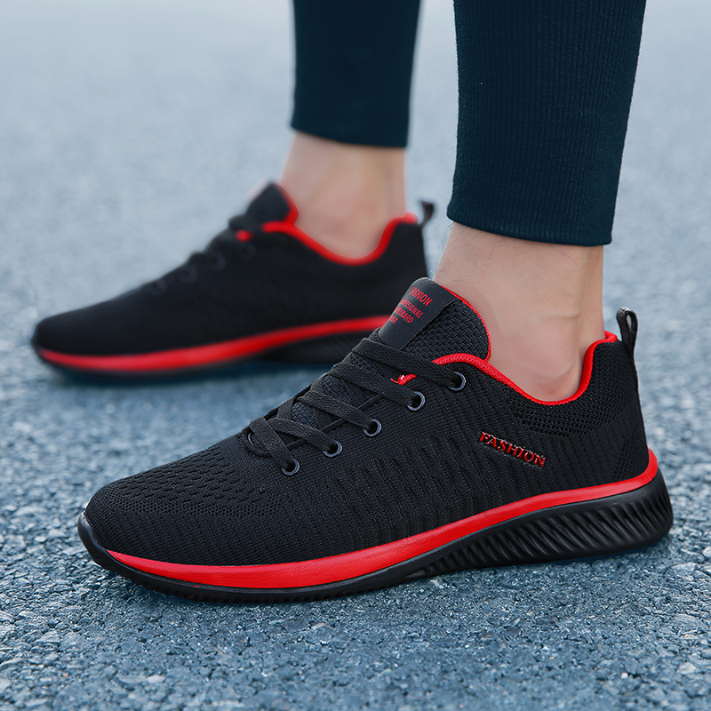 Maedef รองเท้ากีฬาสำหรับผู้ชาย - Knit Fabric Lace Up Sneakers บทวิจารณ์และราคา