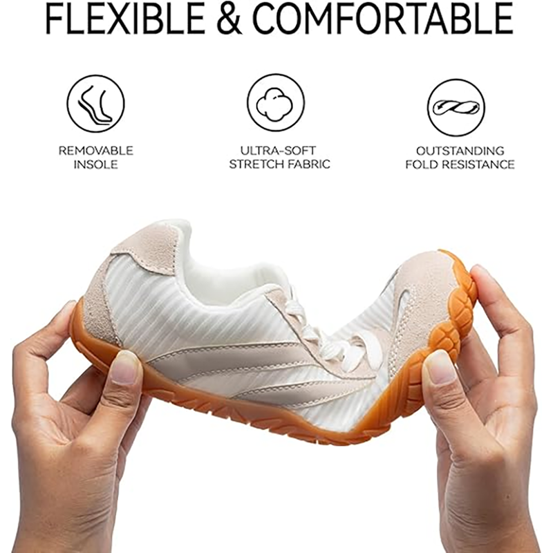 รองเท้าเดินป่าแบบเท้าเปล่าสำหร - Wide Toe Box Running Sneakers บทวิจารณ์และราคา