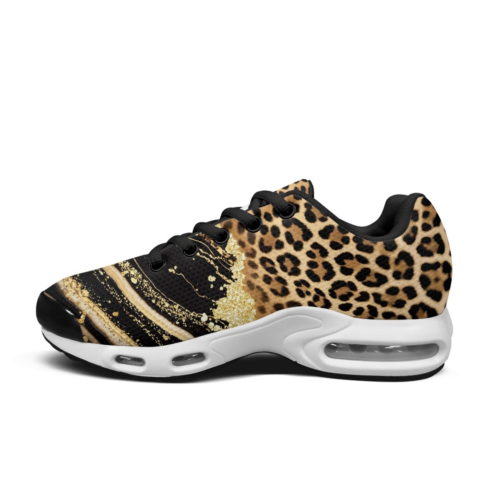 รองเท้ากีฬาลำลองลายเสือดาว PEN - Air Cushion Jogger Shoes Men บทวิจารณ์และราคา