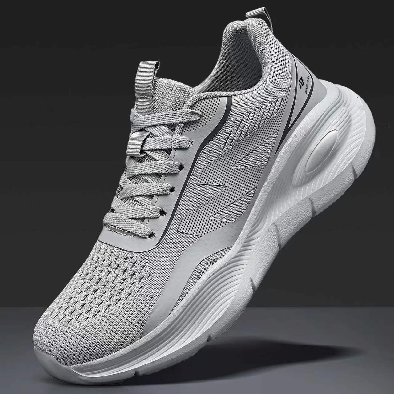 รองเท้าผ้าใบตาข่ายน้ำหนักเบาสำ - Shock Absorbing Gym Trainers บทวิจารณ์และราคา