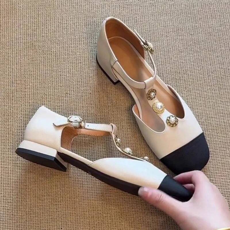 รองเท้าส้นสูงหัวเหลี่ยมสำหรับผ - Sandals บทวิจารณ์และราคา