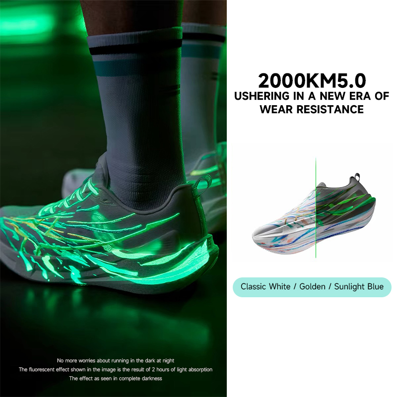 XTEP 2000km 5.0 รองเท้าวิ่งสีใ - Reflective Night Running Shoes บทวิจารณ์และราคา