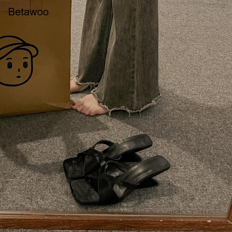 รองเท้าส้นเตารีดแบบสวมสำหรับผู - Sandals บทวิจารณ์และราคา
