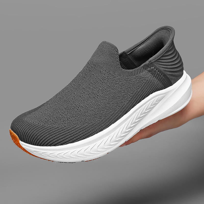 รองเท้าผู้ชายแบบสวม ไม่ใช้เชือ - Wide Toe Box Running Sneakers บทวิจารณ์และราคา