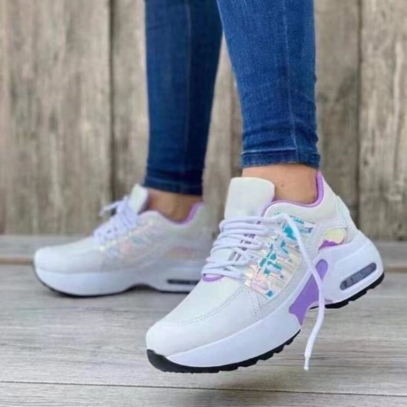 รองเท้าผ้าใบแฟชั่นผู้หญิง พื้น - Breathable Mesh Athletic Shoes บทวิจารณ์และราคา